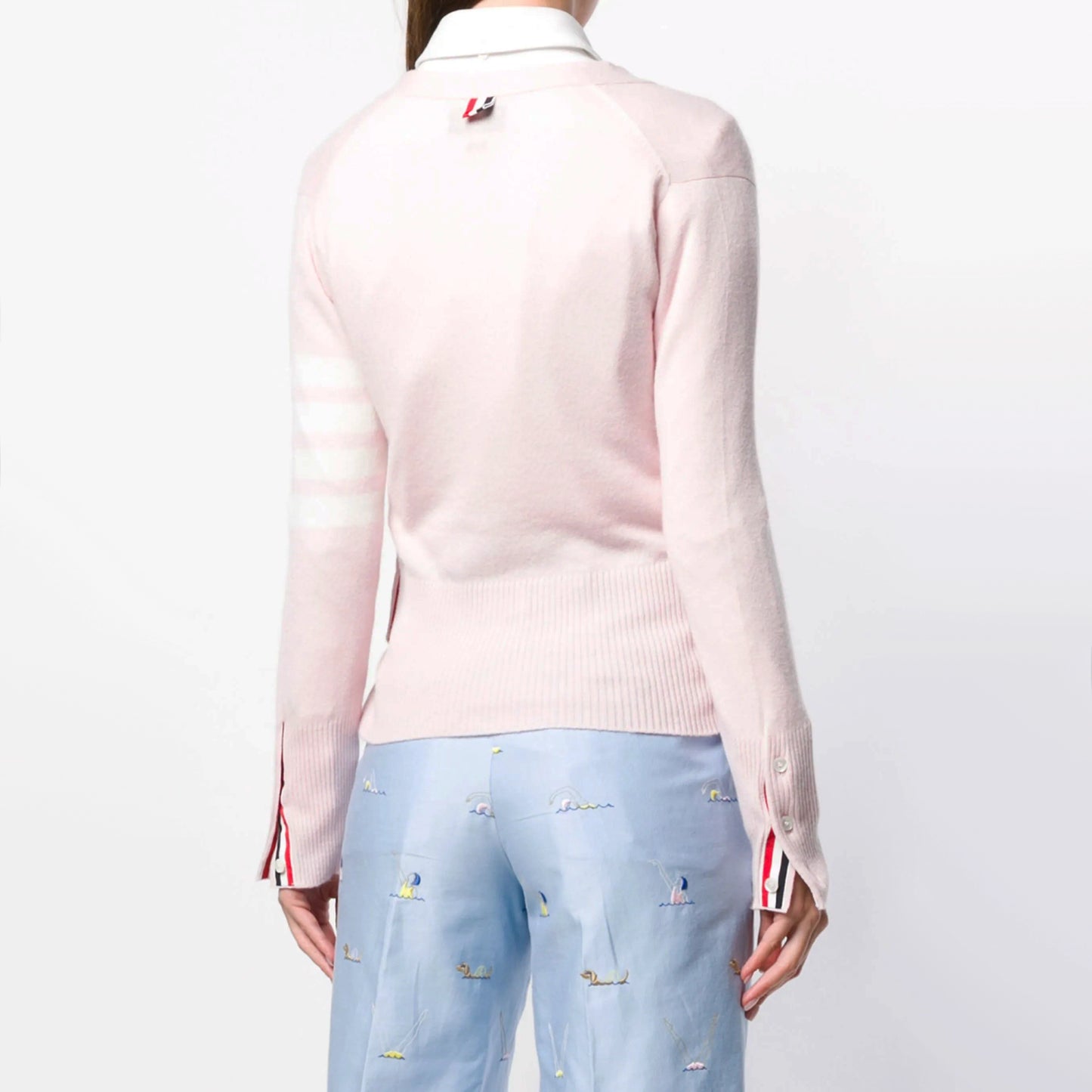 Thom Browne Pink Cashmere Cardigan, size 42 (fits like size Small)