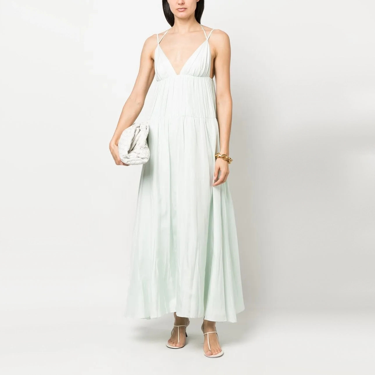 Joseph "Darnley" Silk Habotai Dress in "Aquatic", size 36 (fits like a 2/4)