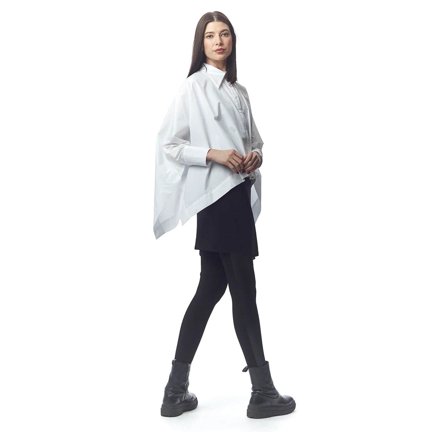 Lauren Bagliore Oversize White Shirt, size Small