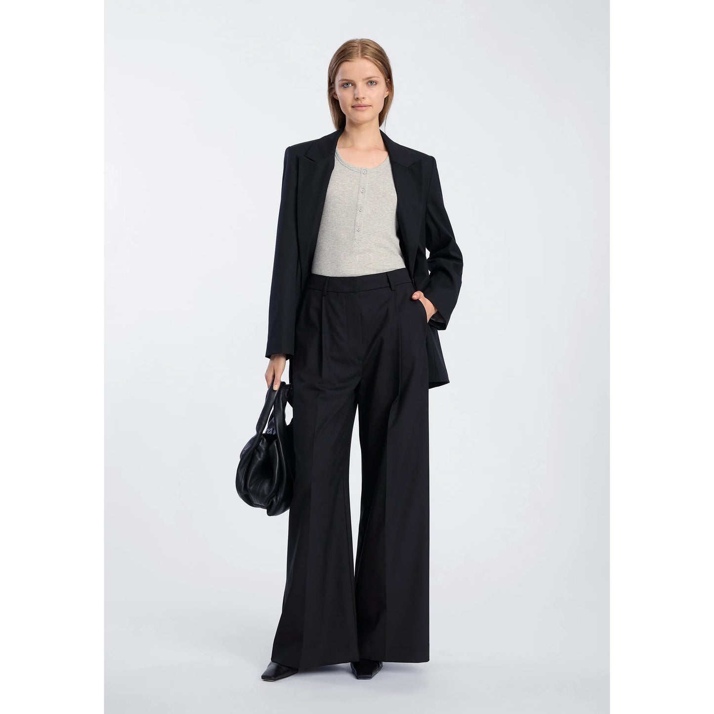 Munthe x The Simple Studio "Lupon" Pant in Black, size 36 (size small)