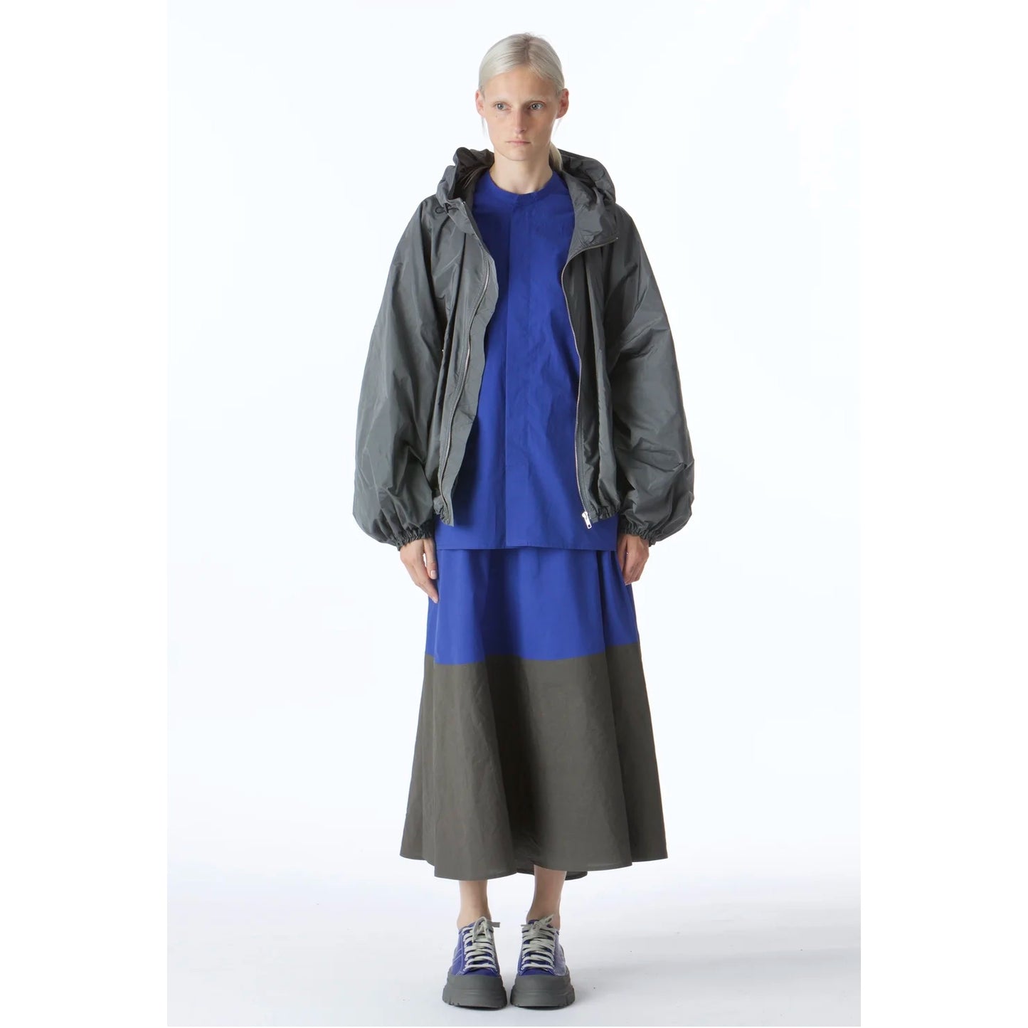 Sofie D'Hoore "Sacramento" Skirt in Blue/Grey, size 42