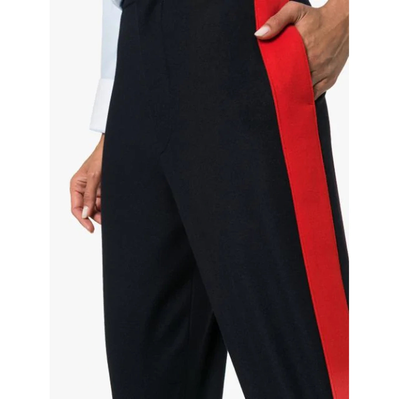 Joseph "Annum" Wool Pants with Red Stripe, size 38