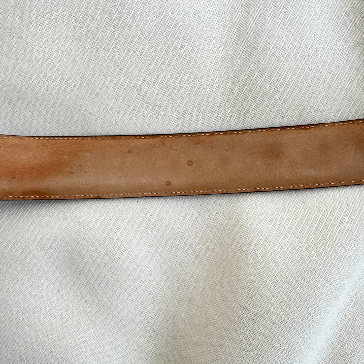 A.P.C. Black Leather Belt, size 90cm/36 inches