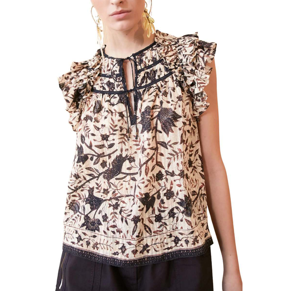 Ulla Johnson "Asmara" top in "Plumeria", size 2