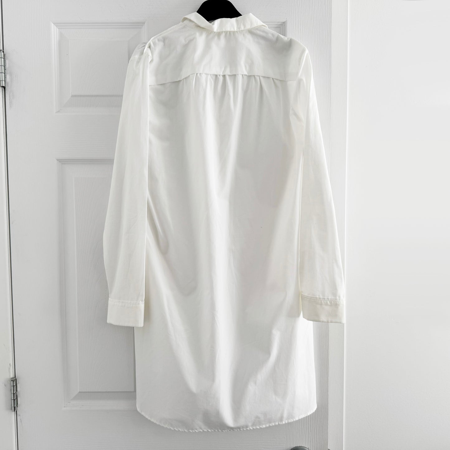 Atea Oceanie White Poplin Tunic/Dress, size 40 (Fits size 6 ish)