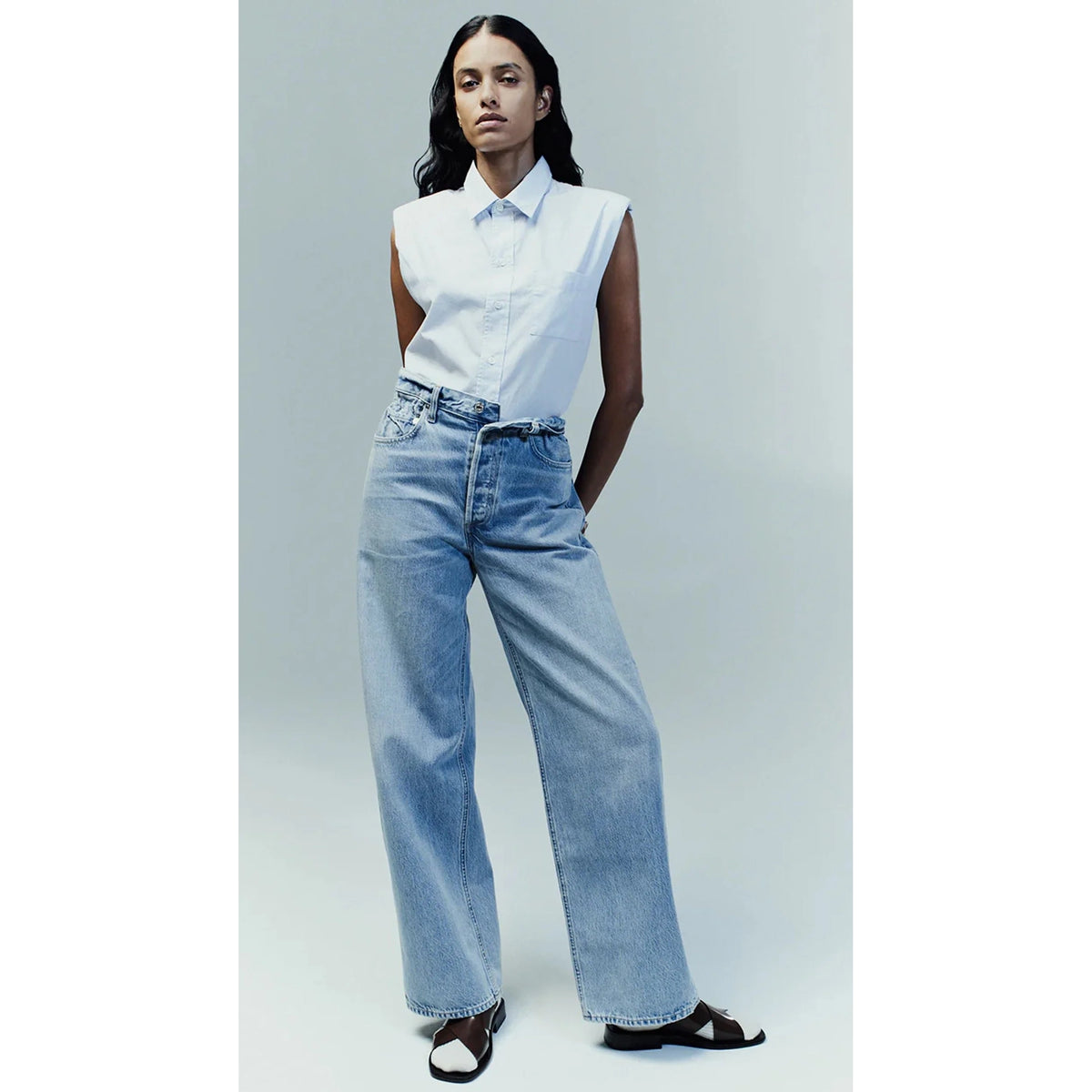 Citizens of Humanity "Gwendoline" Scrunch Jeans in "Dakota", size 26 ** HEMMED **