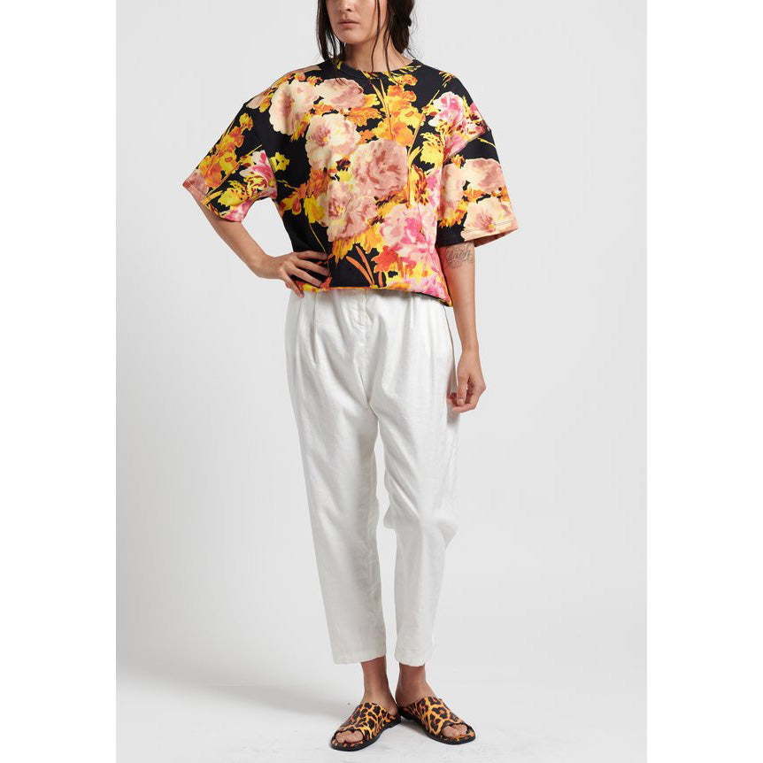 Dries Van Noten Helovi Print Sweatshirt in Multicolour, size Medium (fits M-XL)