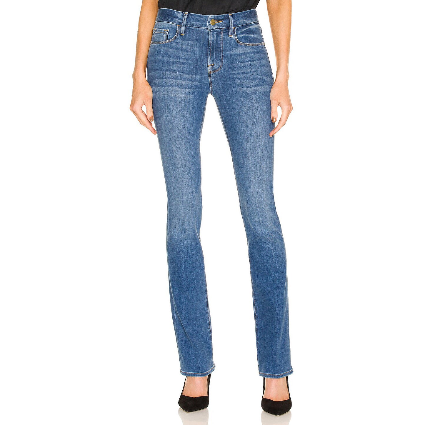 Frame "Le Mini Boot" Jean in "Poe", size 25