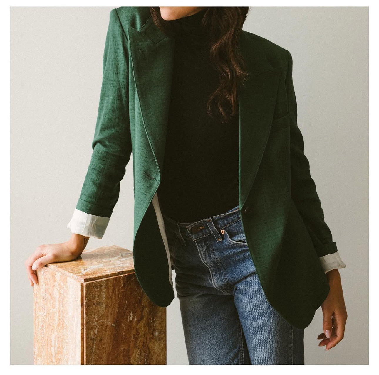 Smythe 90's Blazer in "Fern", size XS (fits size 2)