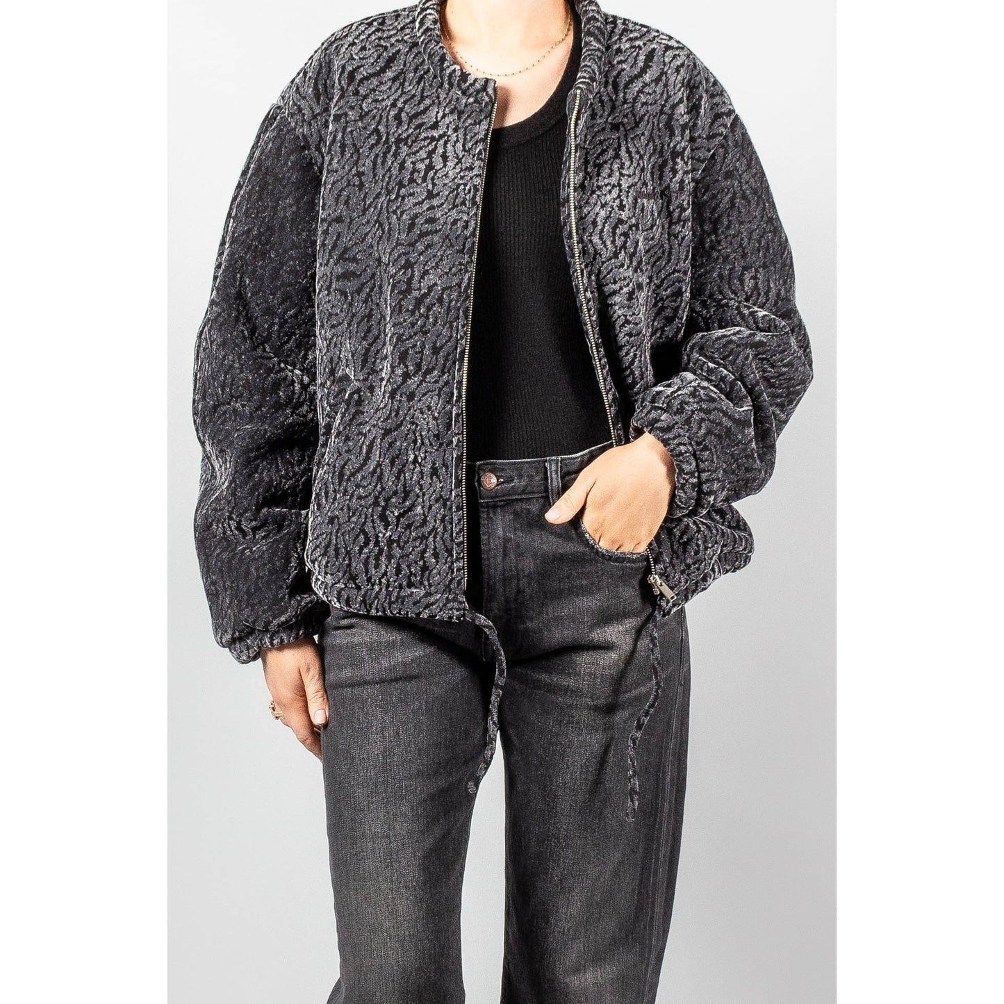 Isabel Marant Etoile "Abelina" Jacket in Grey, size 40