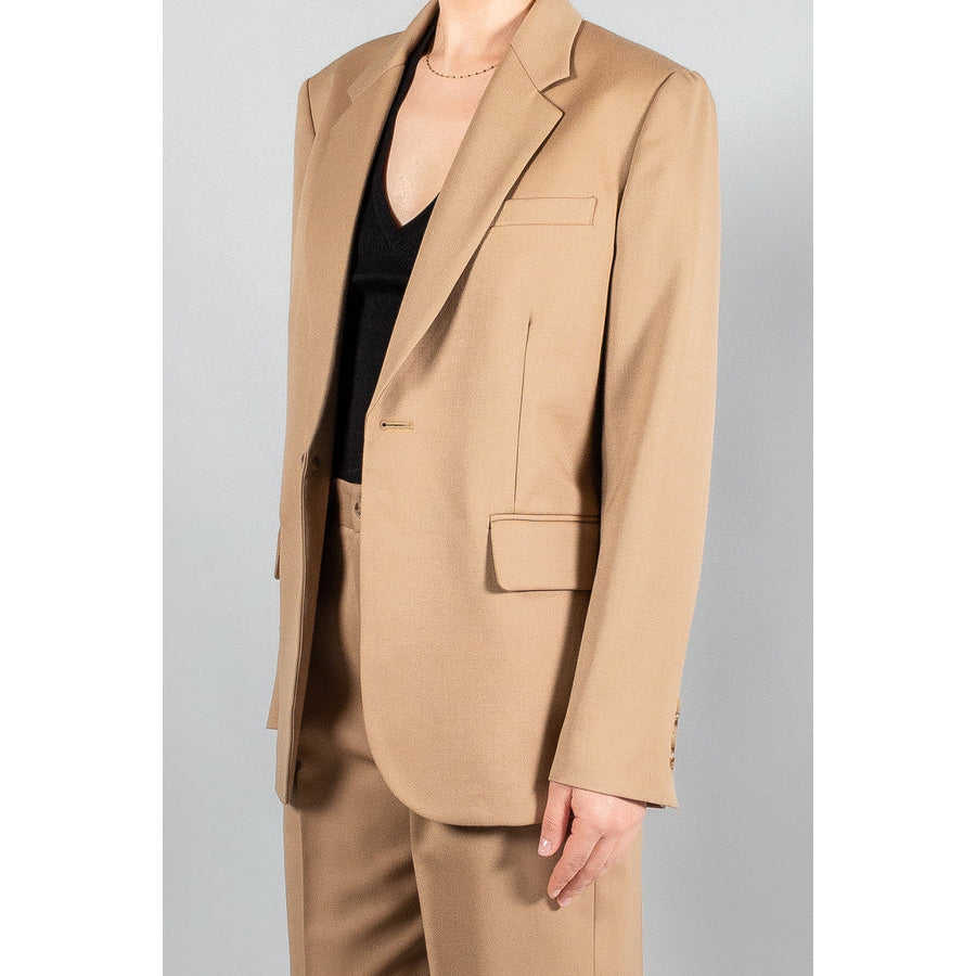 Nili Lotan "Francoise" Blazer in Camel, size 0