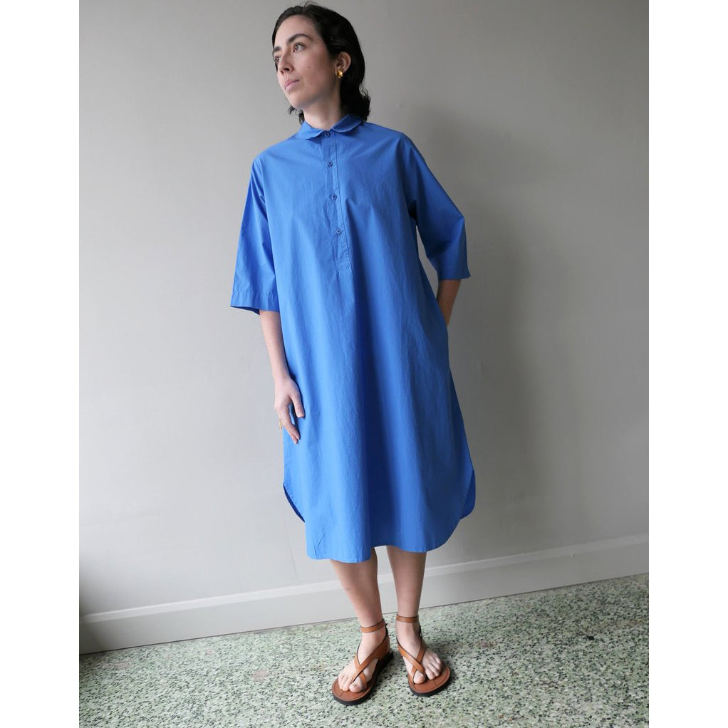 Labo Art "Abito Guazza" Dress in "Pacific" Blue, size "1" (Size Small)