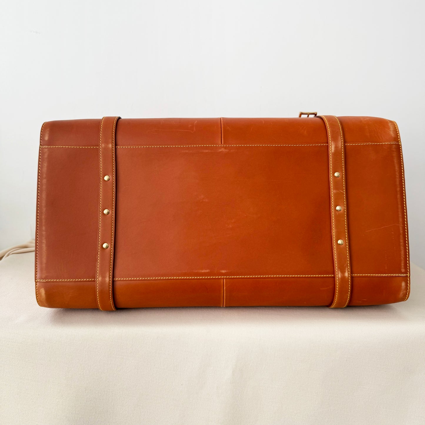 Louis Vuitton "Nubie" Weekender Bag in Leather