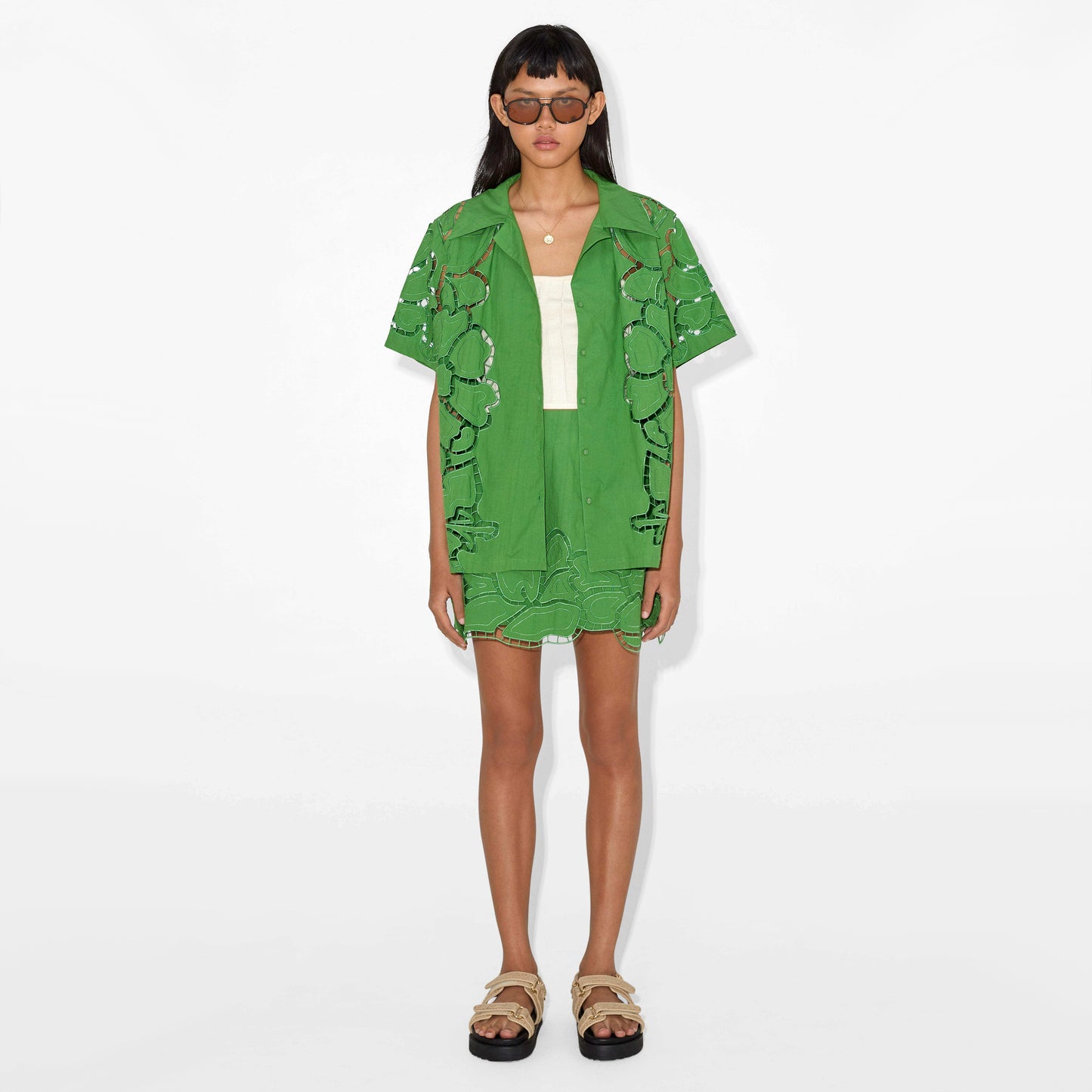 Magali Pascal "Etta" Shirt in Green, size XS/S