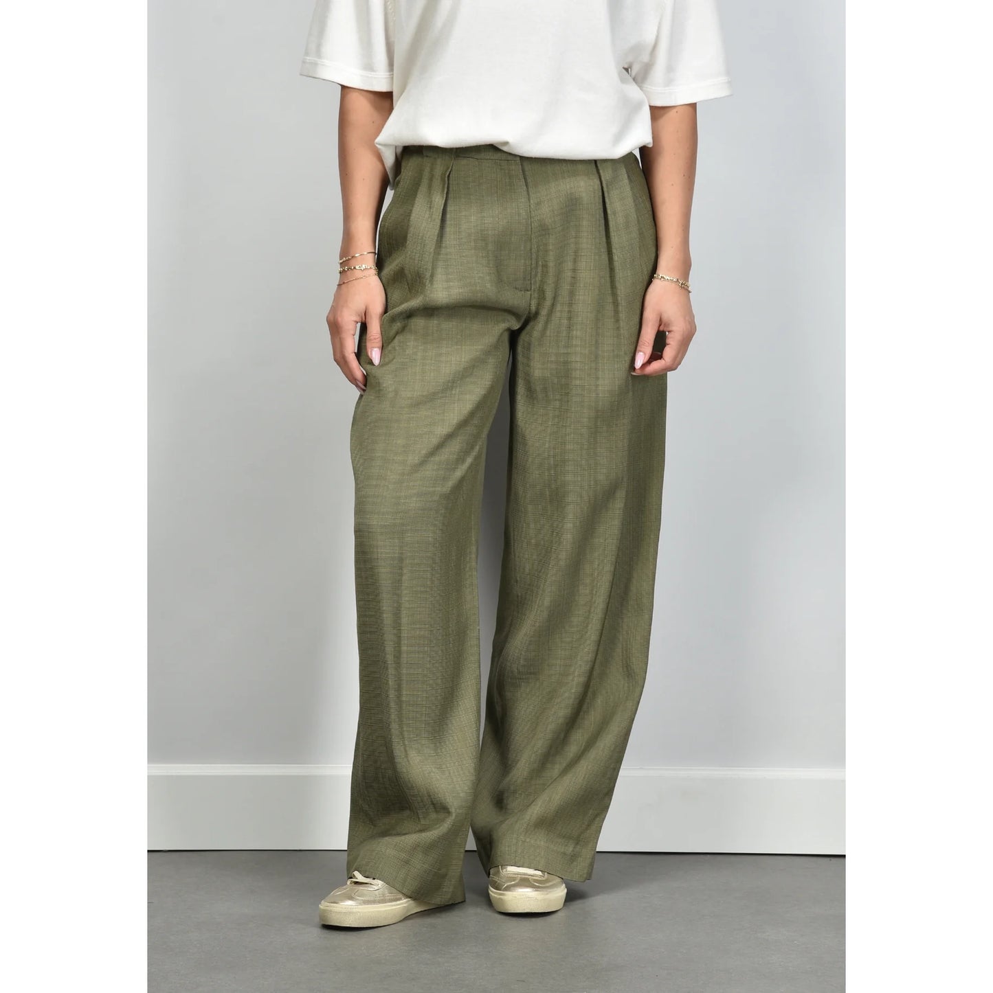 Margaux Lonnberg "Argo" Pant in Khaki, size 38