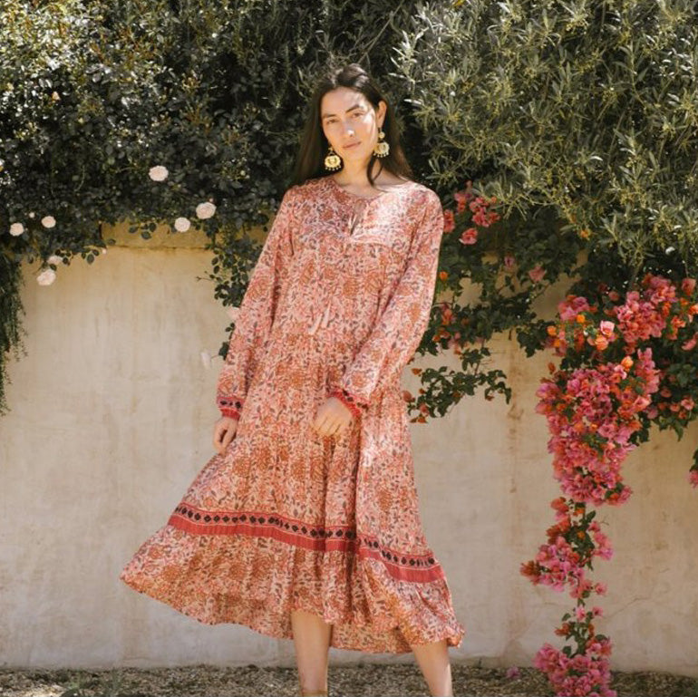 Natalie Martin "Elisha" Dress in Dahlia Pink, size Medium