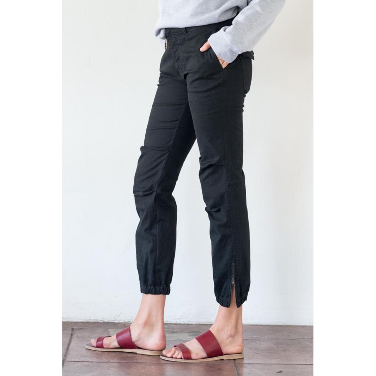 Nili Lotan French Military Pant in Black, size 12