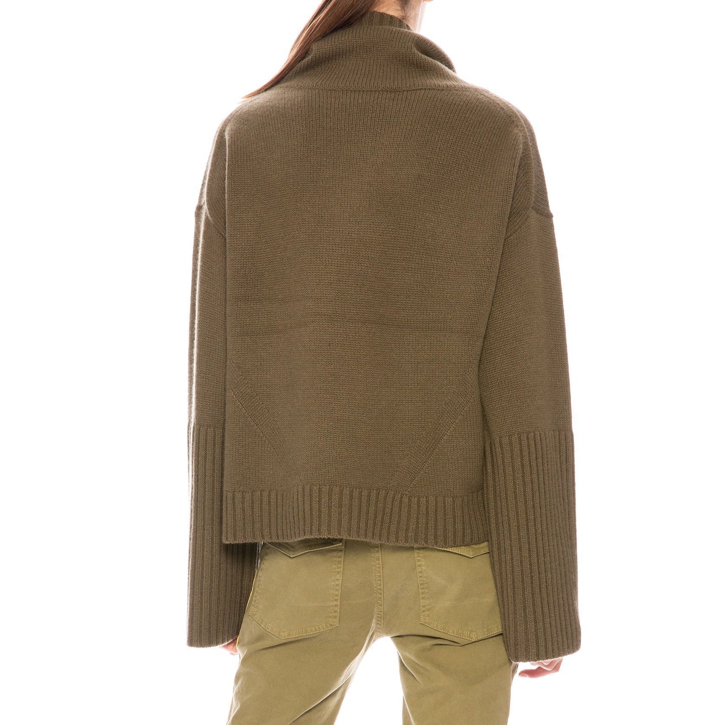Nili Lotan "Boyd" Cashmere Sweater in Ivory, size Large
