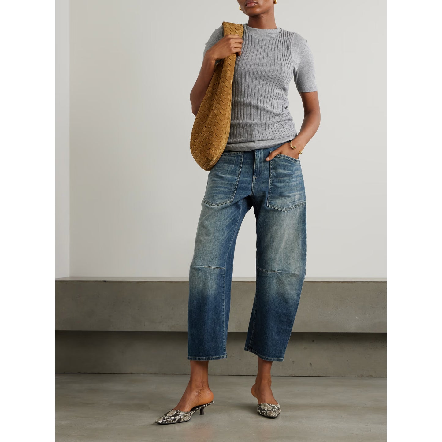 Nili Lotan "Shon" Jeans in Classic Wash, Size 29 (fits like 30)