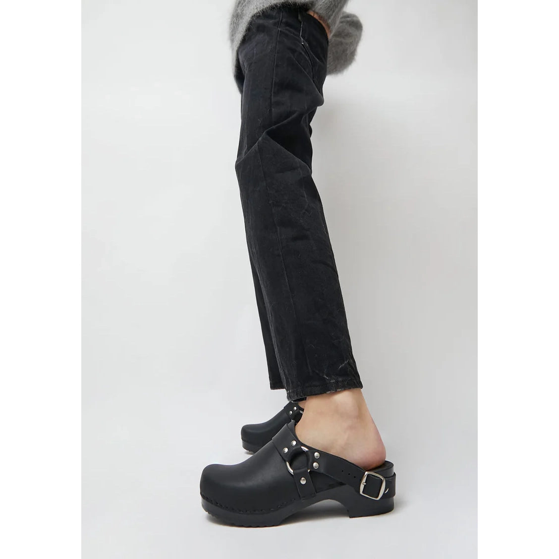 No. 6 Store "Brando" Clogs in Black, size 40