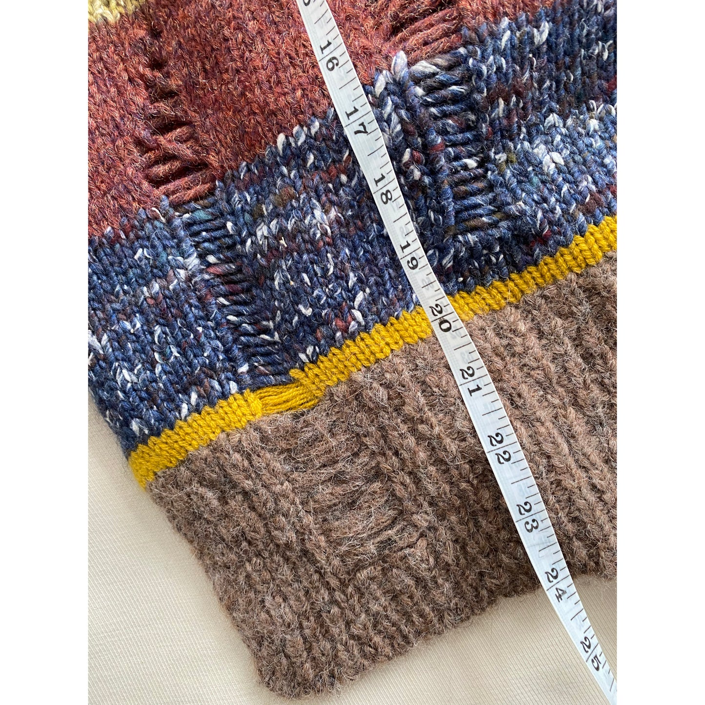 Pull ras du cou rayé Raquel Allegra, taille « 0 » (convient comme un S/M)