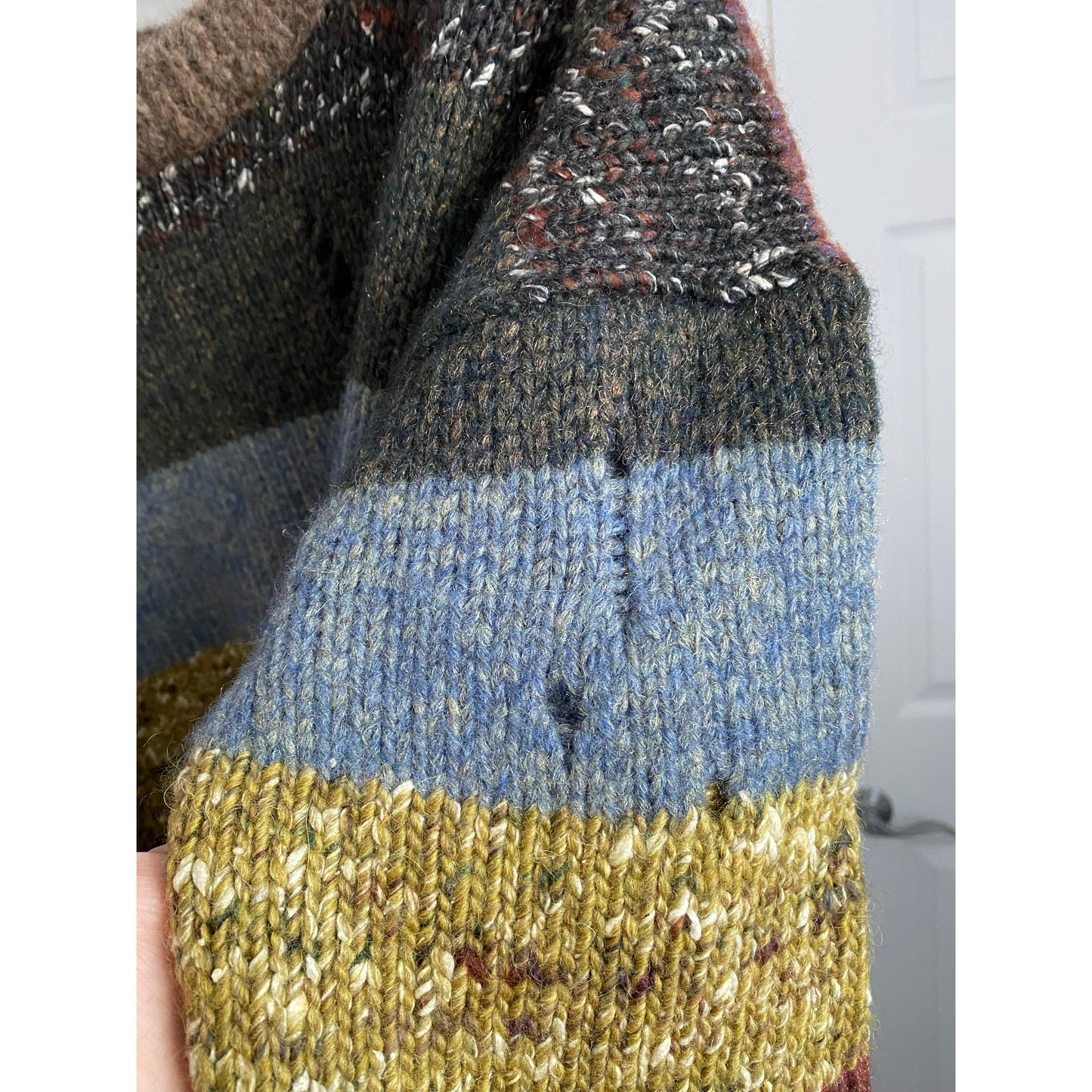 Pull ras du cou rayé Raquel Allegra, taille « 0 » (convient comme un S/M)