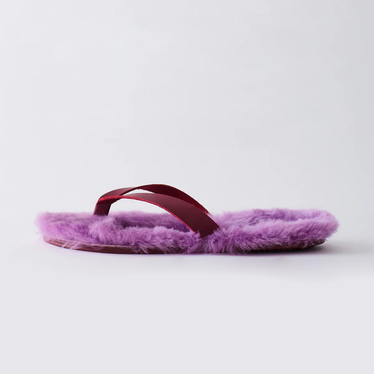 Tibi "Bryan" Fur Flip Flops, size 37.5