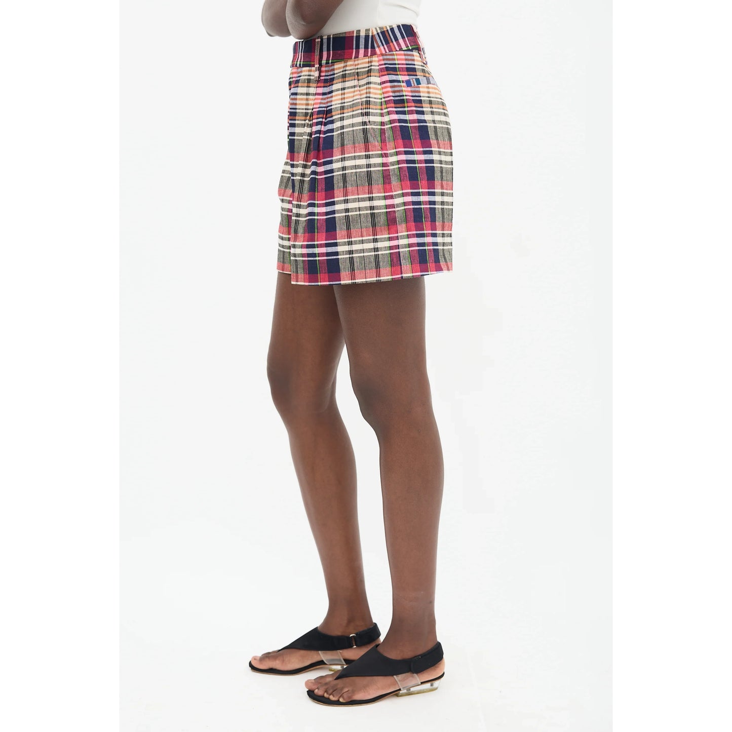 Smythe "Walking Shorts" in Madras Plaid, size 00 (fits like 2)