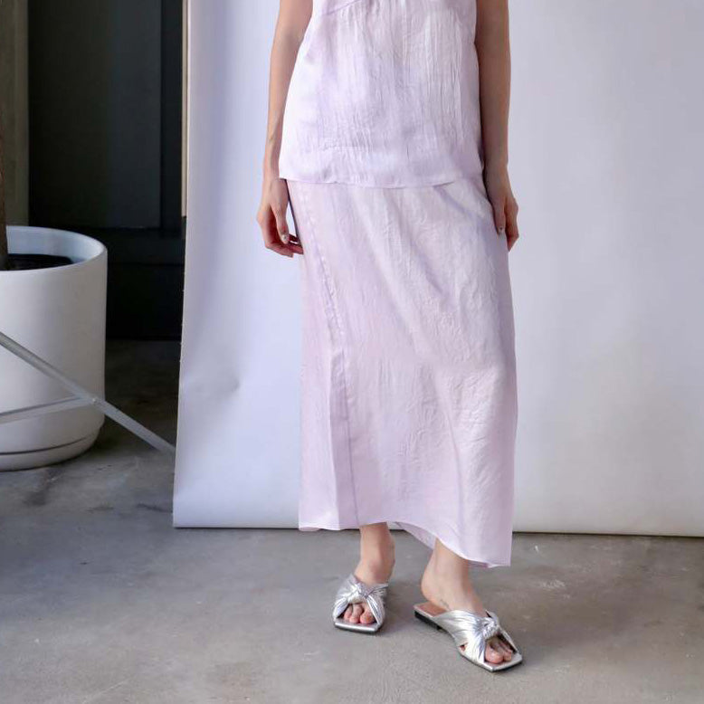 Tibi Slip Skirt in Lilac, size 14