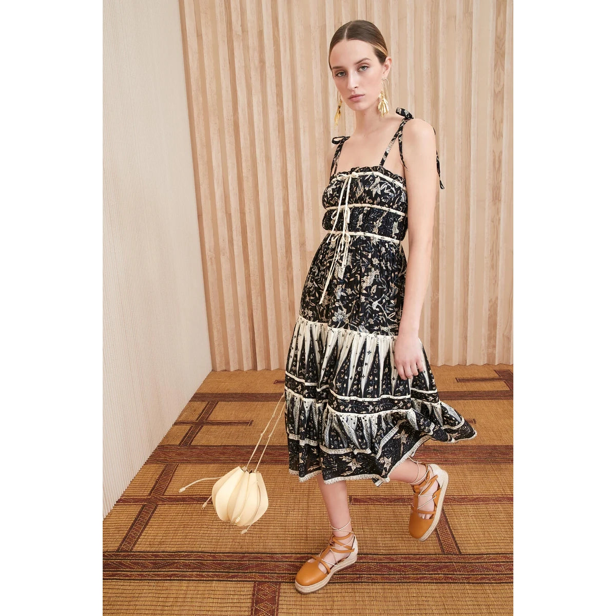 Ulla Johnson "Indah" Dress in "Rainforest", size 8