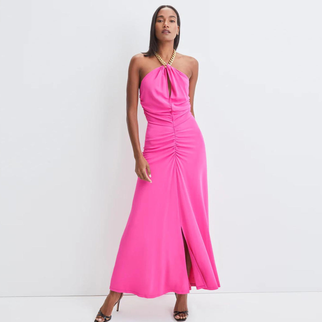 Veronica Beard "Reze" Dress in Hot Pink, size Large