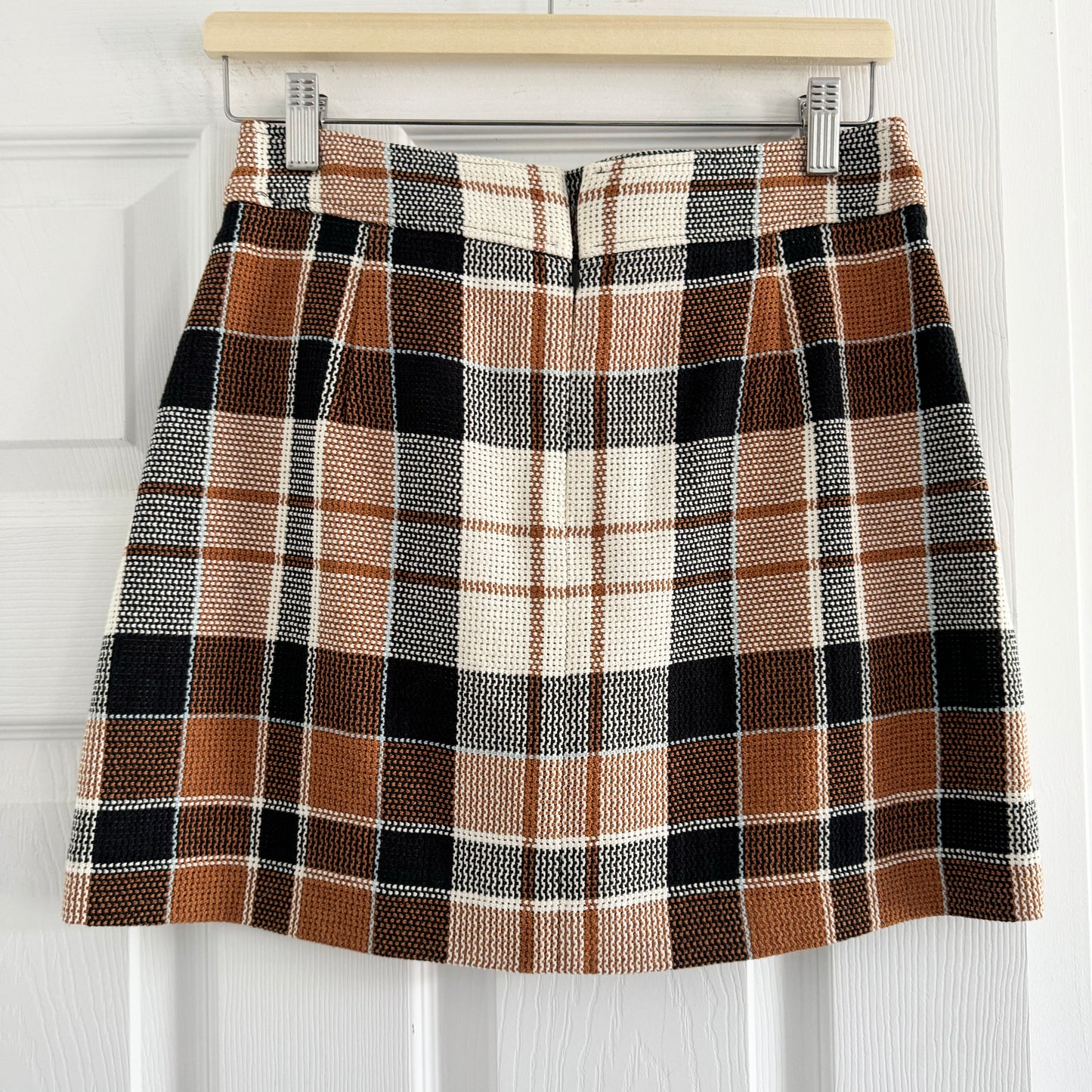 Veronica Beard Plaid Mini Skirt, size 4