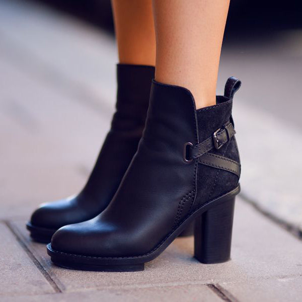 ACNE STUDIOS "Cypress" Ankle Boot in Black, size 40