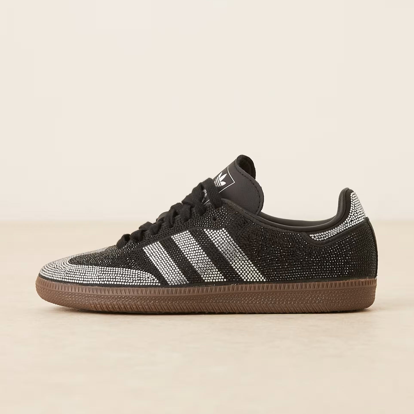 Adidas Samba OG Rhinestone Sneaker in Black, size 7 (fits 7.5)