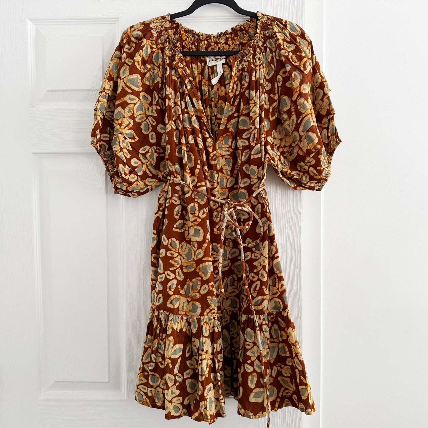 Apiece Apart "Uva" Dress in "Spice", fits size XL or size 12??