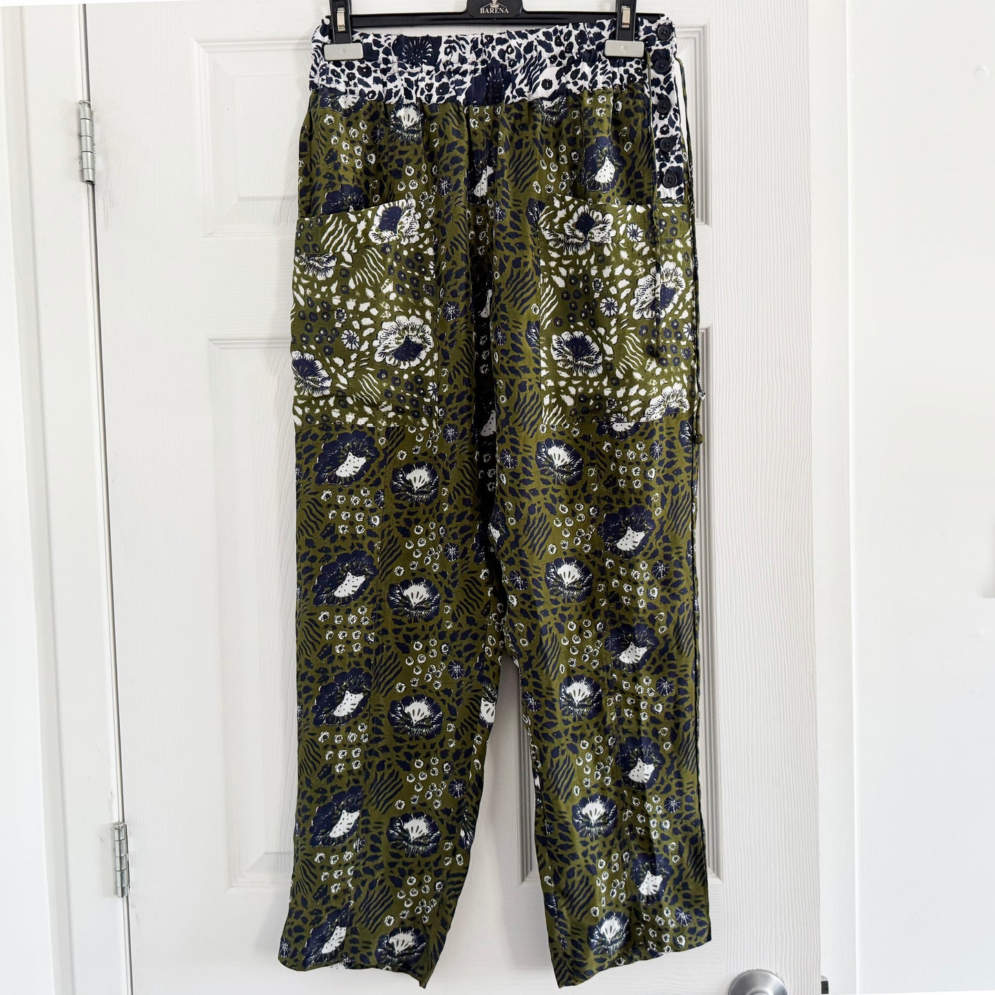 Apiece Apart Printed Silk Pants, size 4