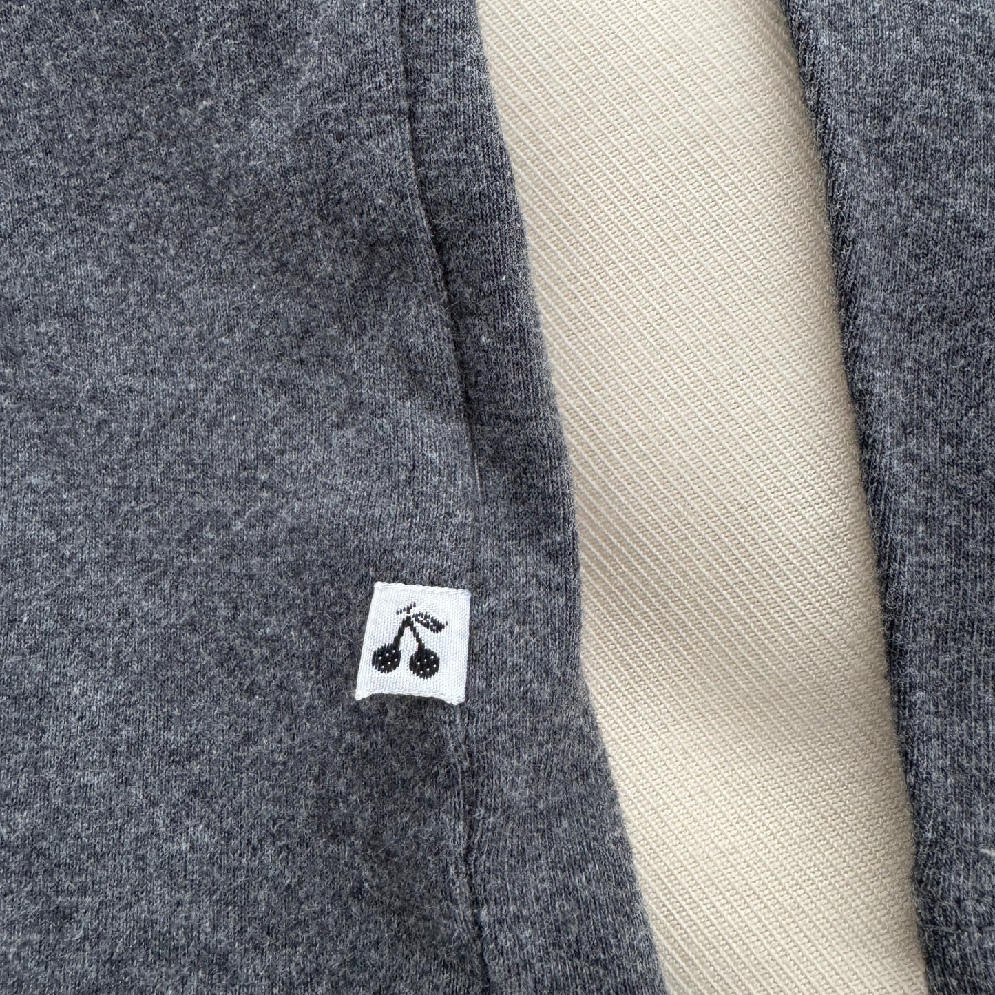 ** KIDS ** Bonpoint Cotton Turtleneck in Grey, size 12 years