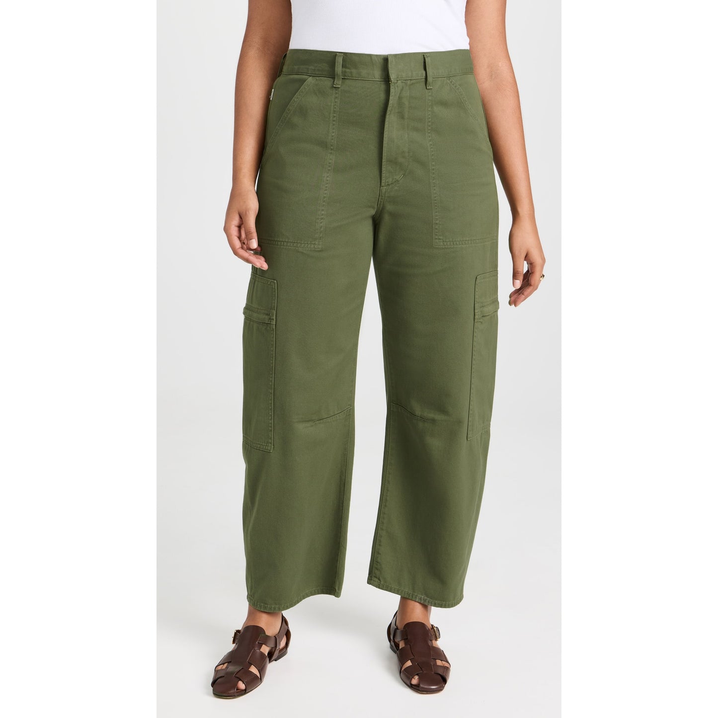 Citizens of Humanity "Marcelle" Cargo Pant in Green, size 30