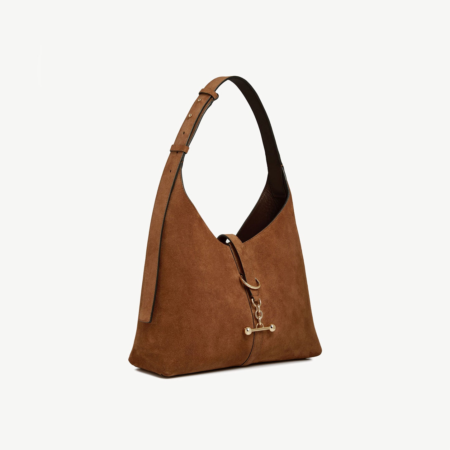 Strathberry "Kite" Hobo in Tan Suede
