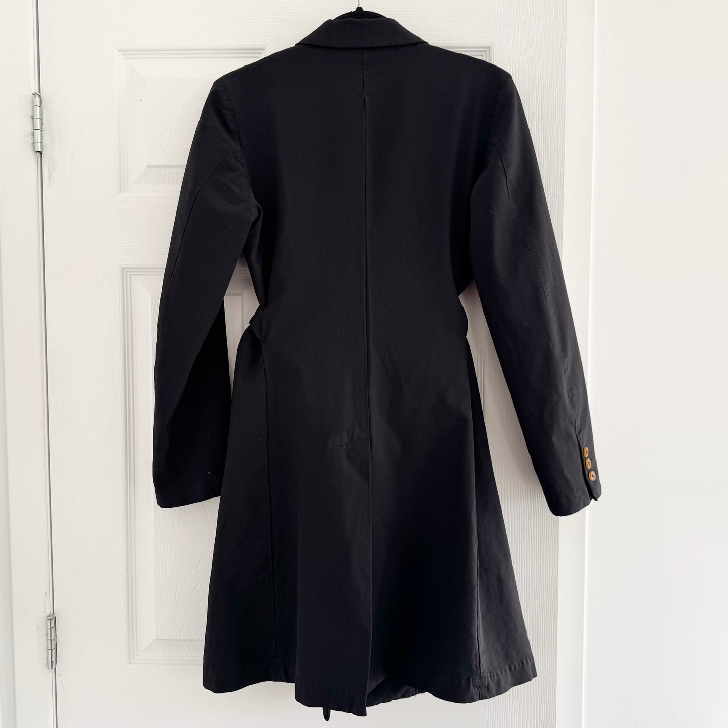 Comme des Garcons Comme des Garcons Trench Coat in Black, size Medium (fits size Small)