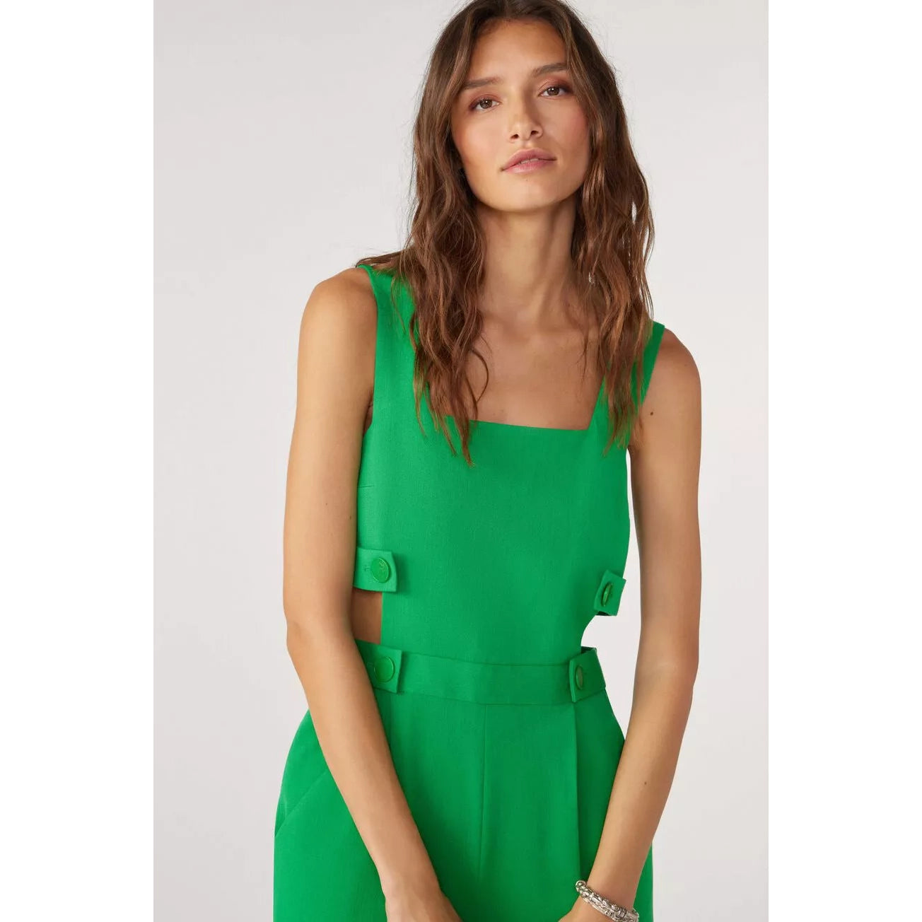 ba&sh "Cressy" Jumpsuit in Green, size 36 (fits size 2/4)