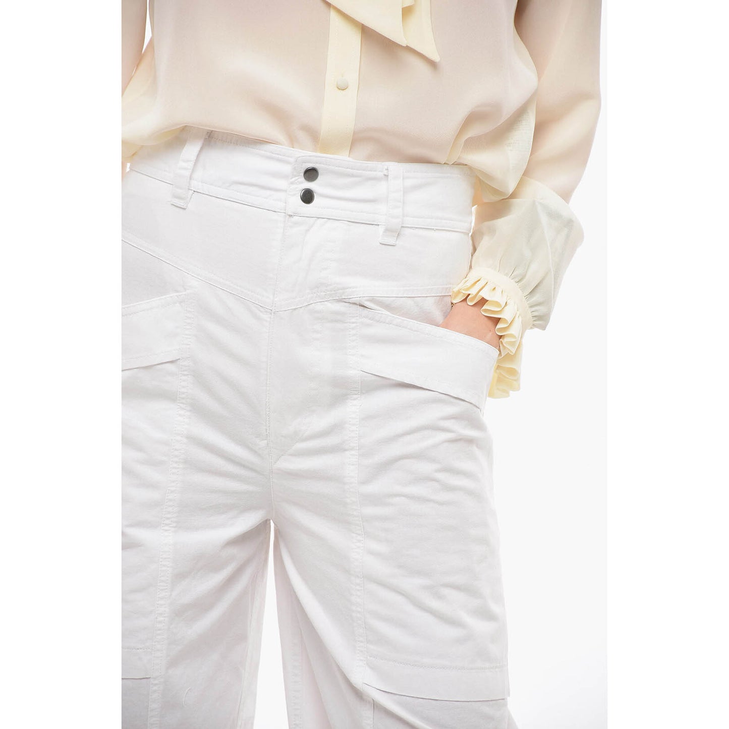 Isabel Marant Etoile "Ruby" Pant in White, size 42