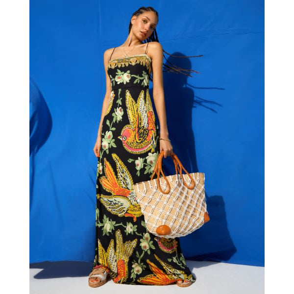 Etro Printed Jersey Maxi Dress, size 42IT (fits like US 4)