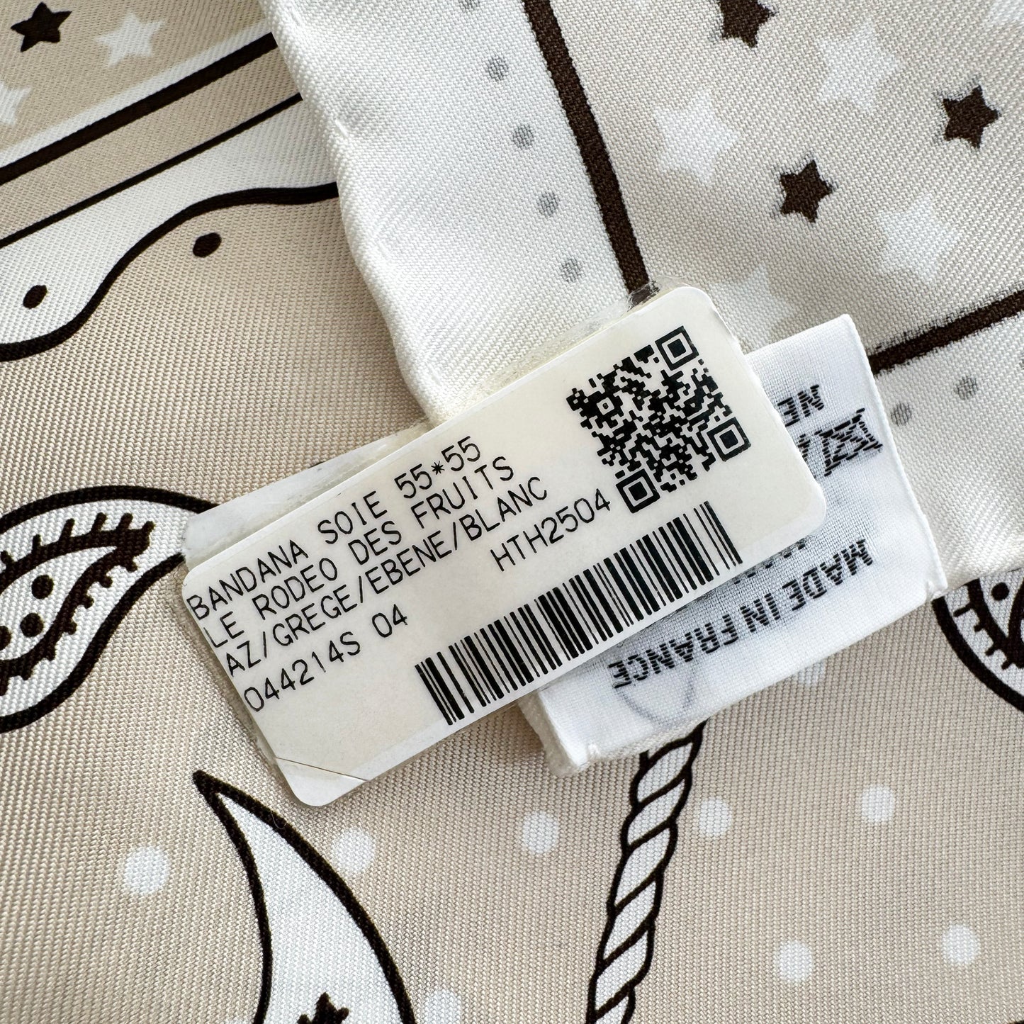 Hermes Le Rodeo des Fruits bandana 55