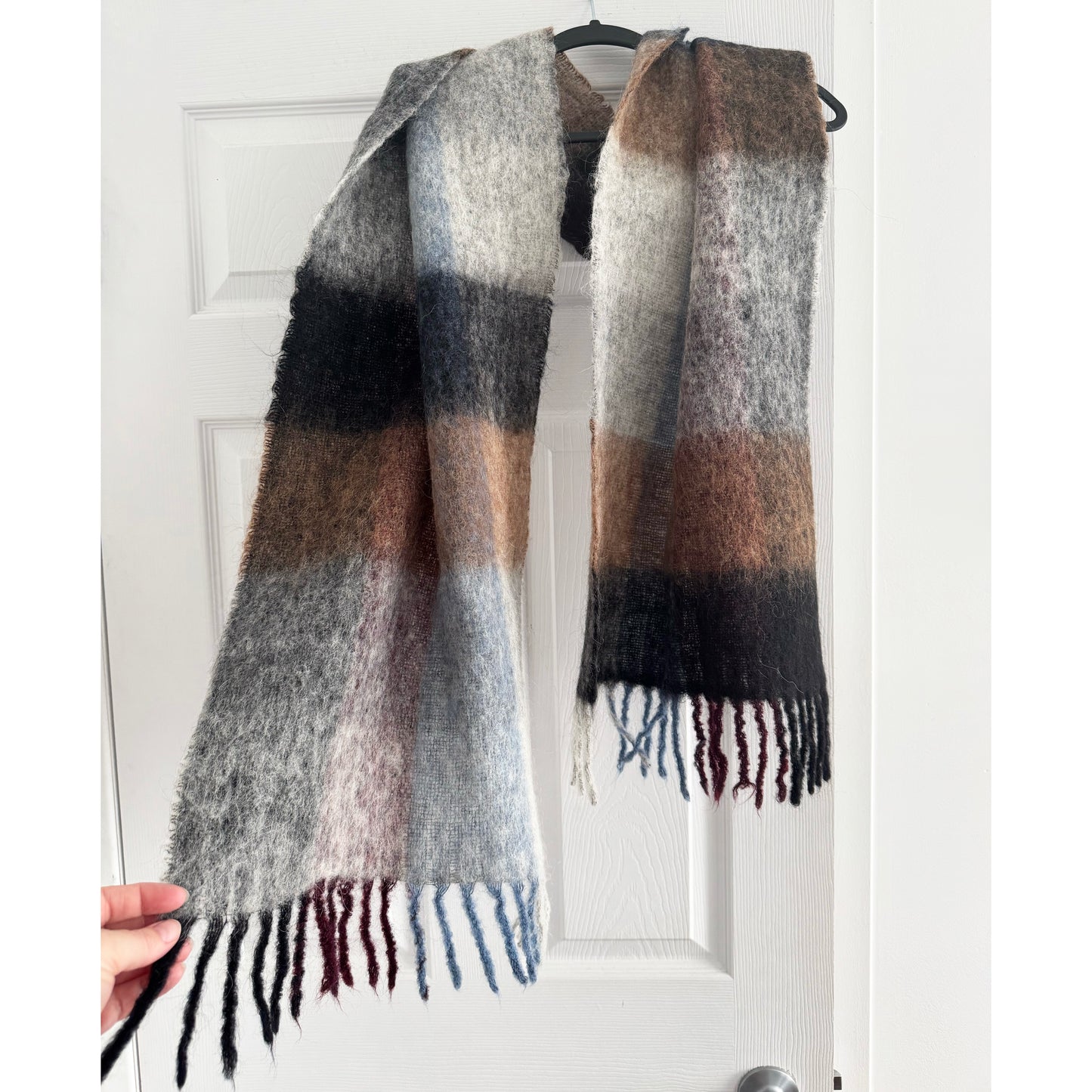 Holzweiler "Fresia" Checked Scarf in Multicolour