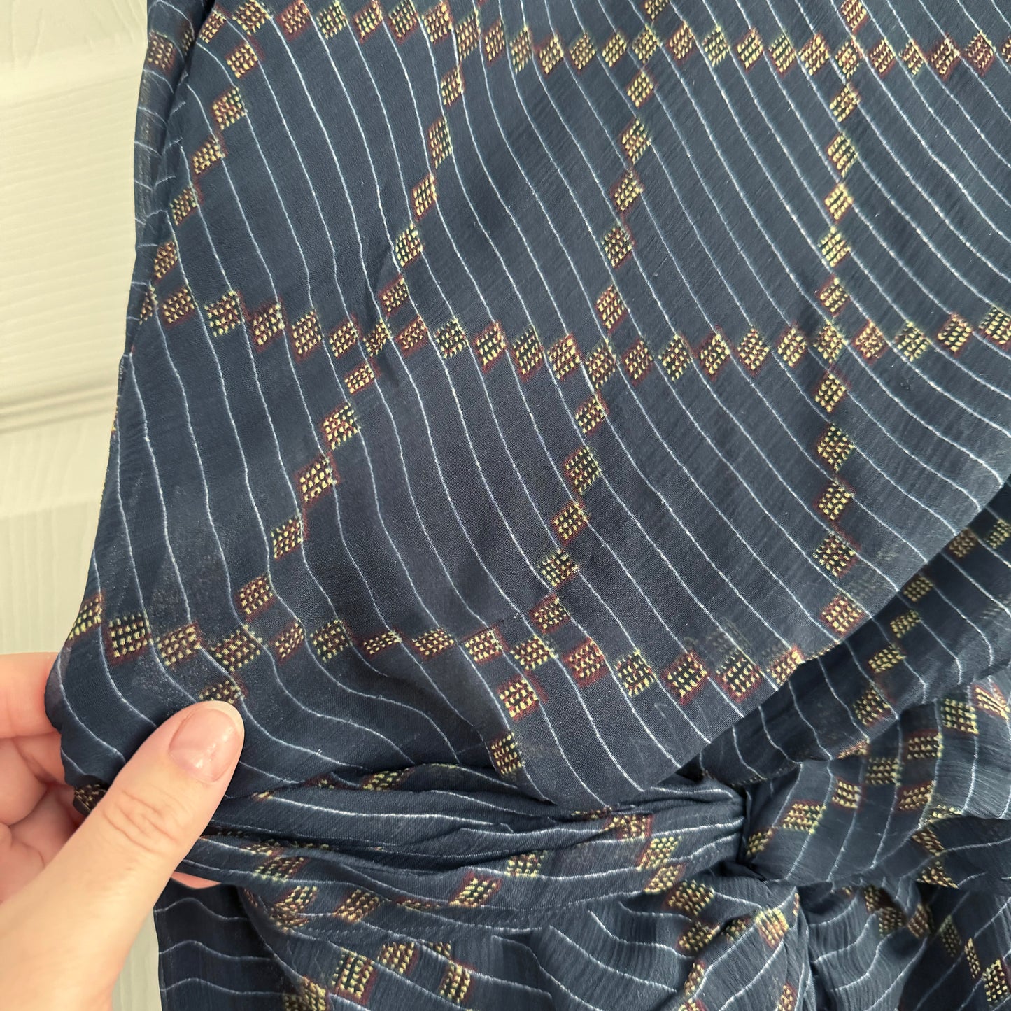 Robe en soie marine Isabel Marant Etoile "Barden", taille 38 (taille comme un 2/4)