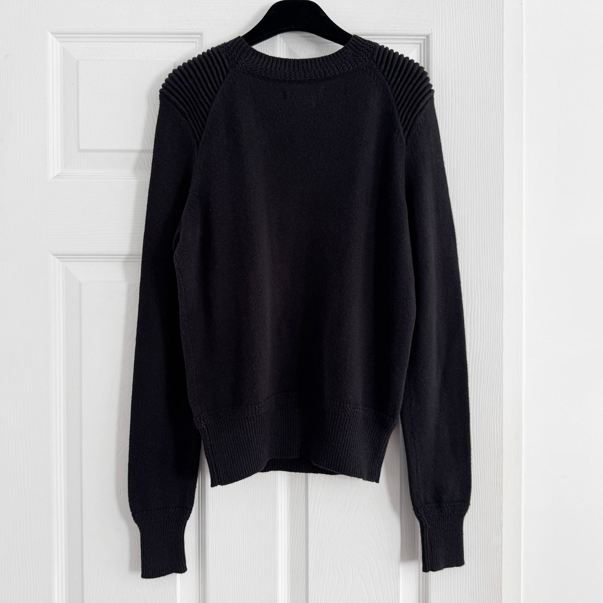Isabel Marant Etoile "Kleeza" Cotton/Wool Sweater in Black, size 38