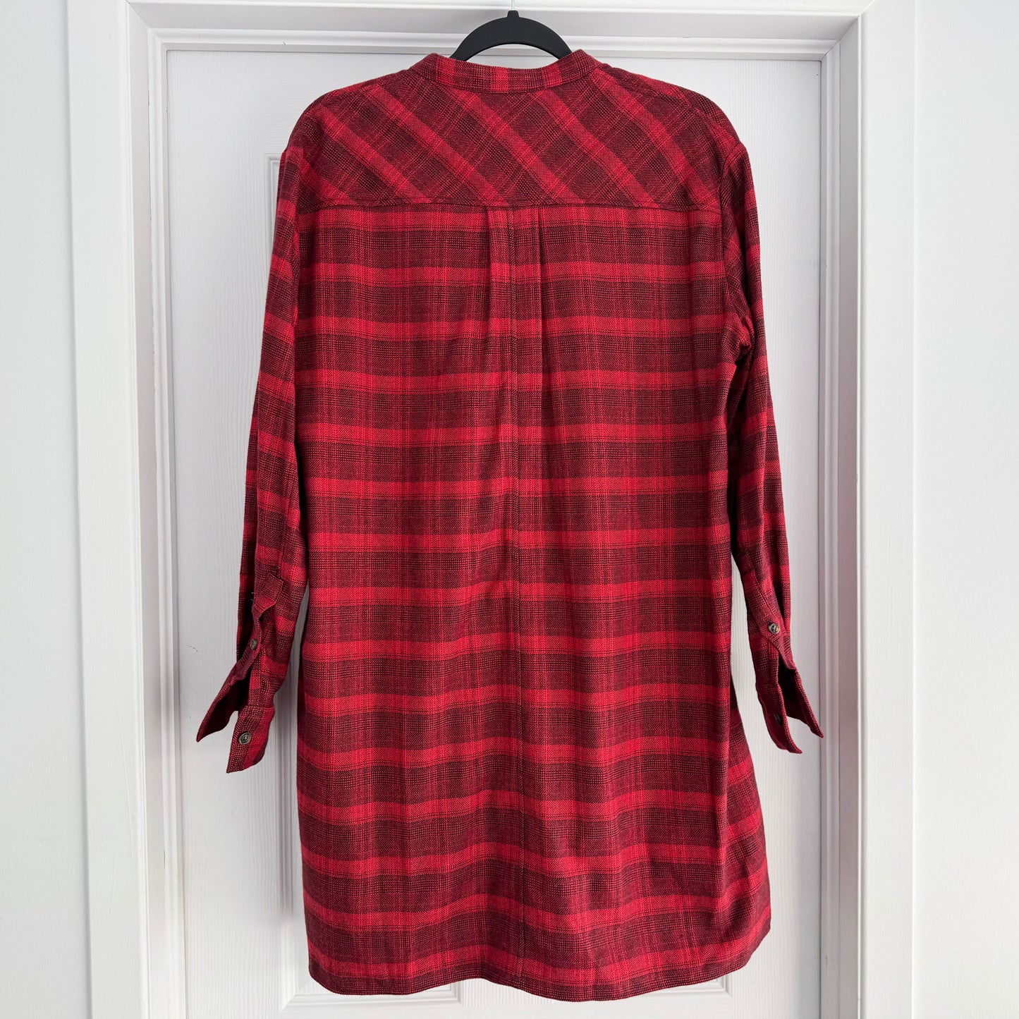Isabel Marant Etoile Red Plaid Flannel Tunic, size 36 (Fit a Comfy size Small)