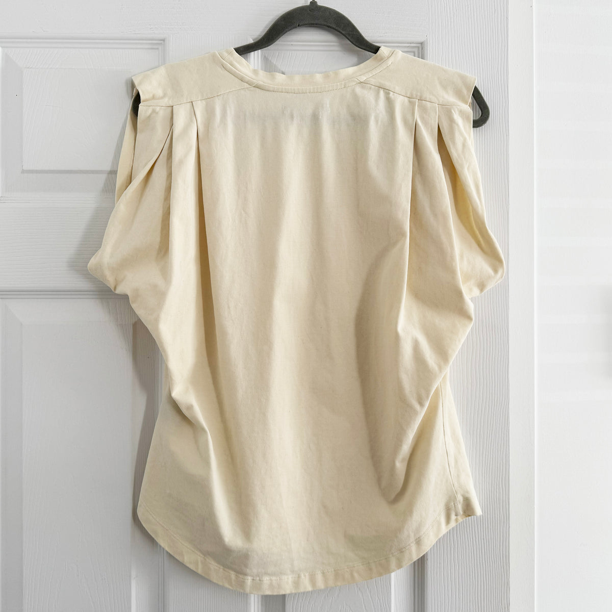 Isabel Marant "Zutti" Tee Shirt in Ecru/Beige, size Small