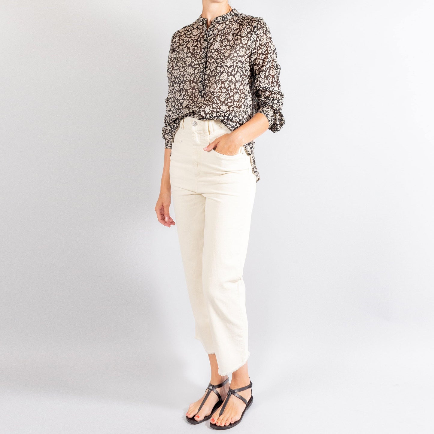 Isabel Marant Etoile "Naliska" Pant in Ecru, size 38